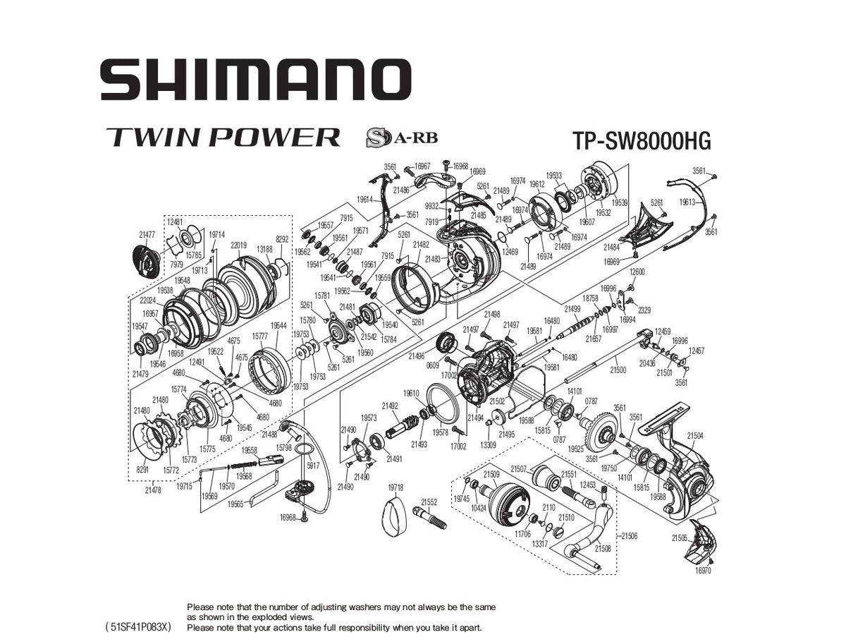 Shimano Twin Power SW-C 8000 HG - TPSW8000HGC - Veals Mail Order