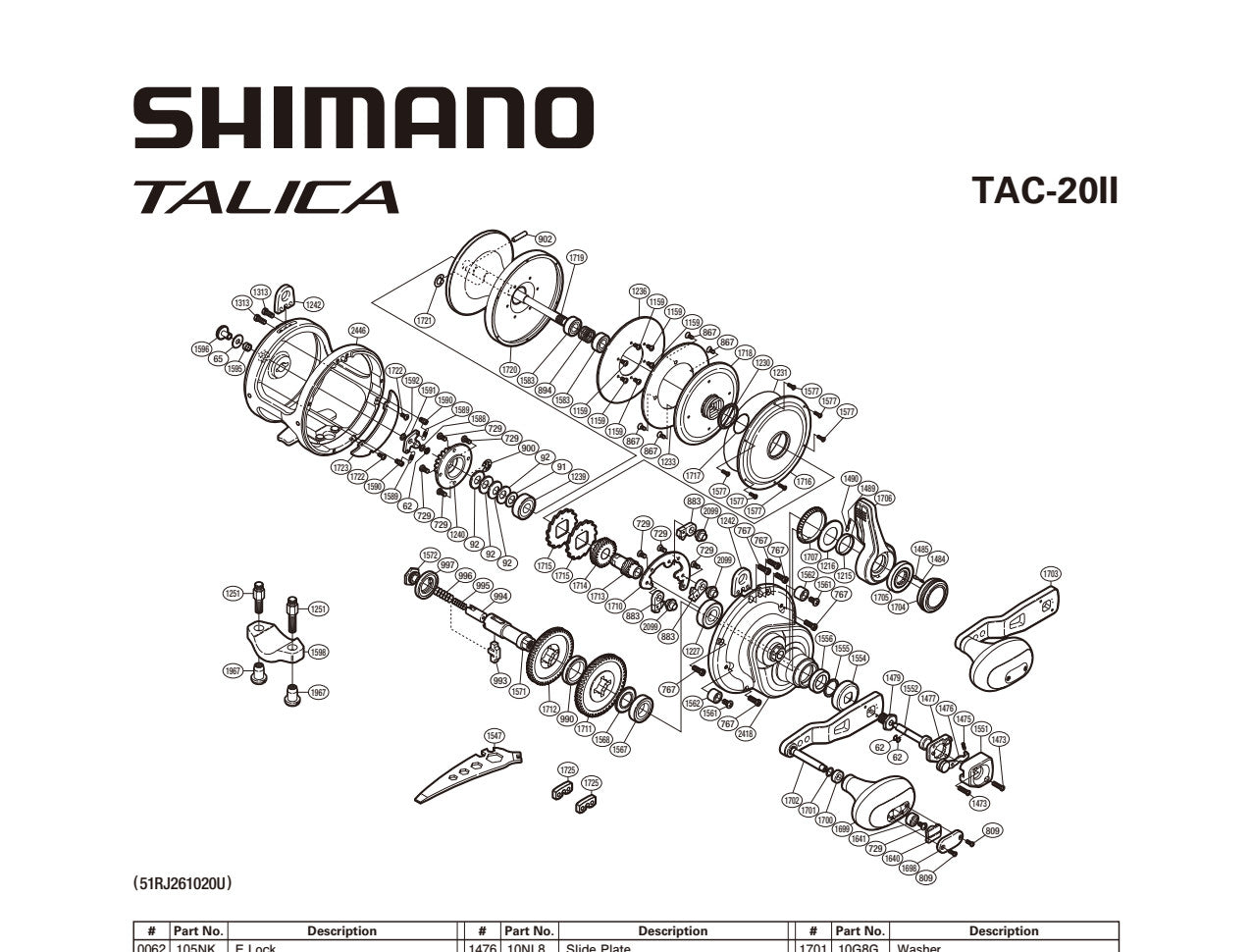 TALICA 20II – Shimano US Fish Shop
