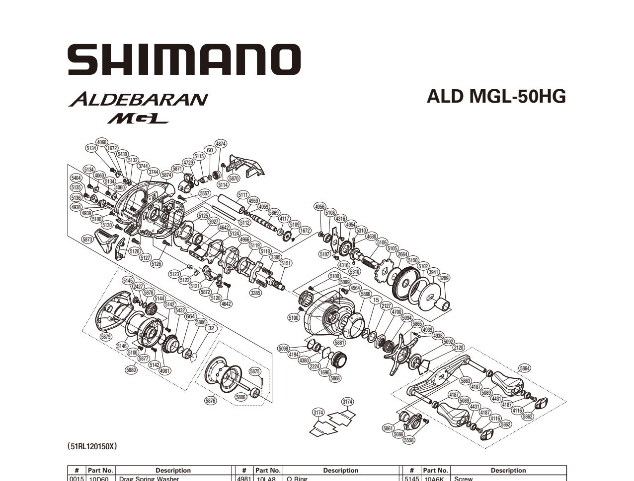 ALDEBARAN MGL 50HG – Page 2 – Shimano US Fish Shop