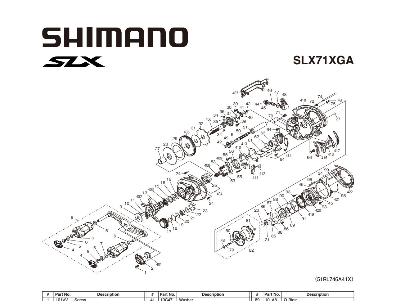 SLX 71 XG A – Shimano US Fish Shop