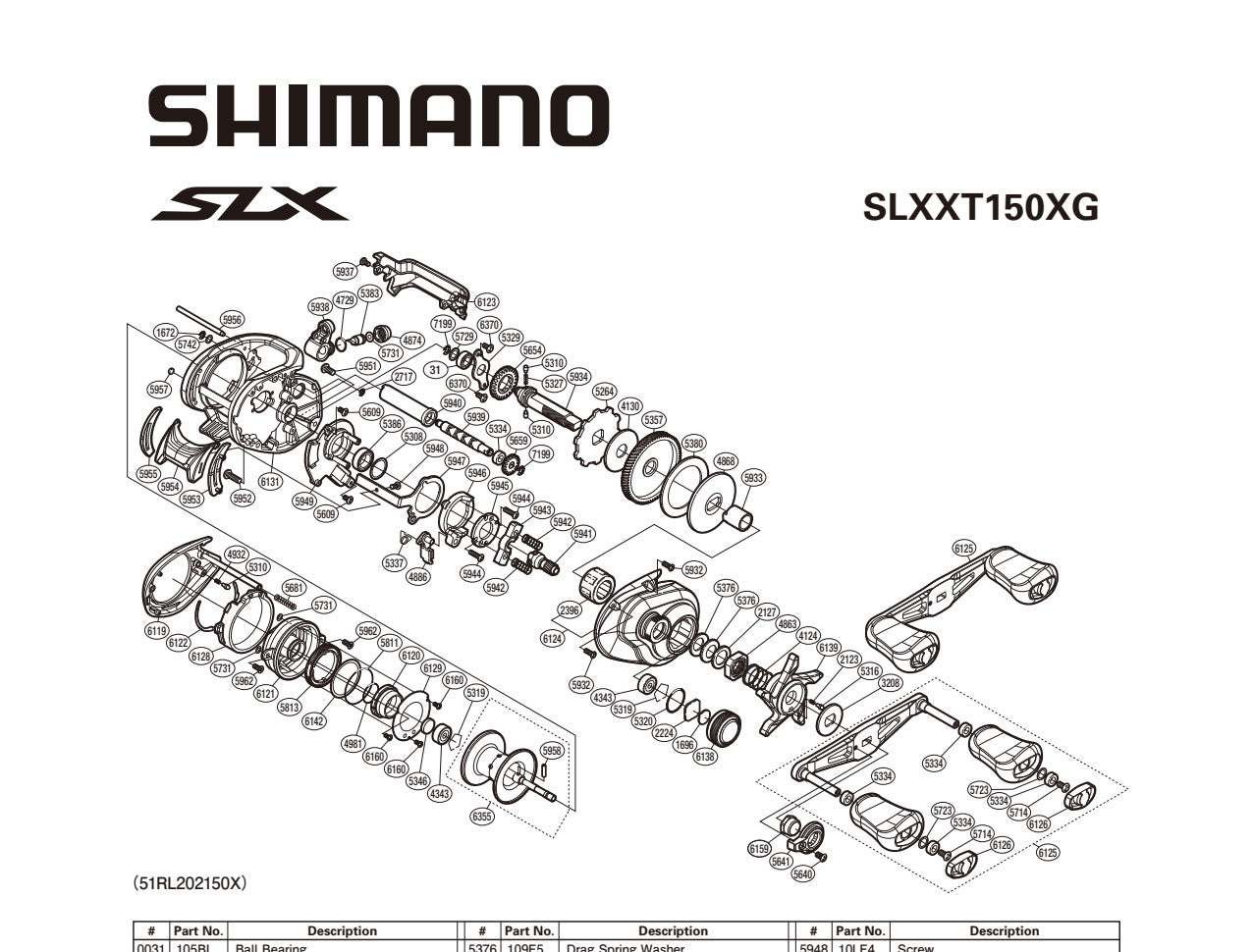 シマノ　SLX 150XG Amazon.com : Shimano SLX SLX150XG, Right Hand, Clam Pack : Sports