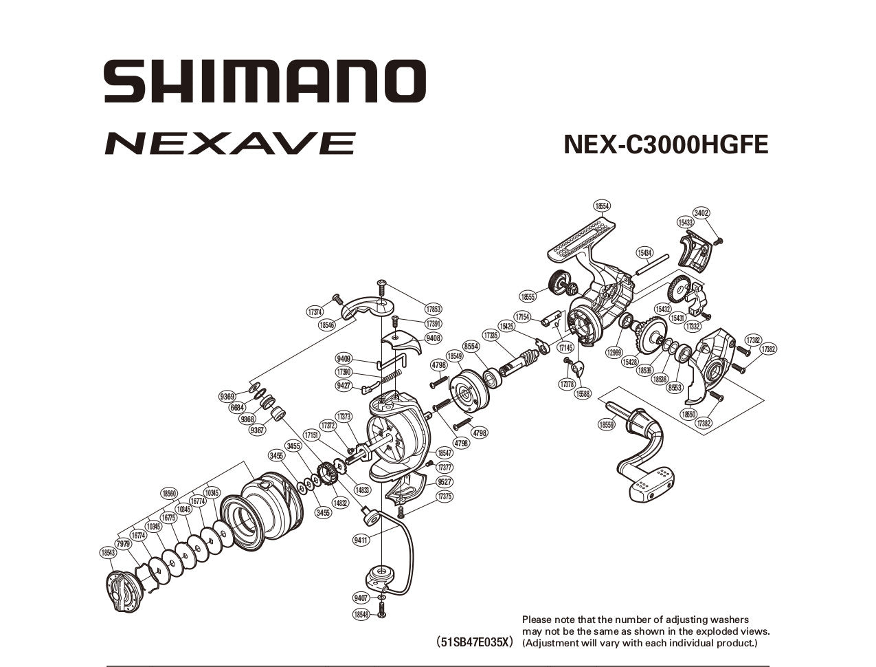 NEXAVE C3000HG FE – Shimano US Fish Shop