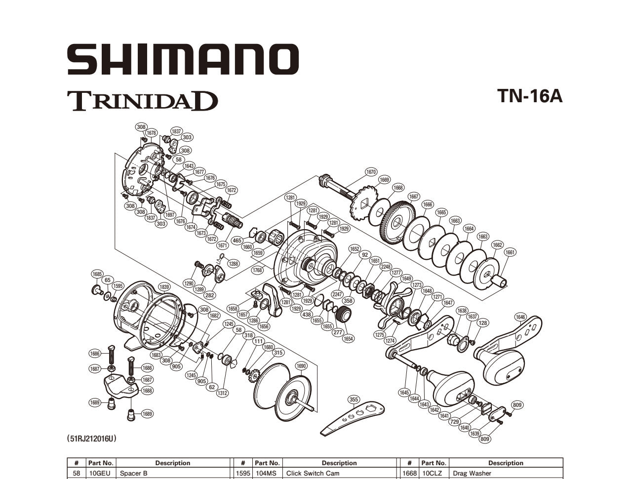 TRINIDAD A 16 – Shimano US Fish Shop