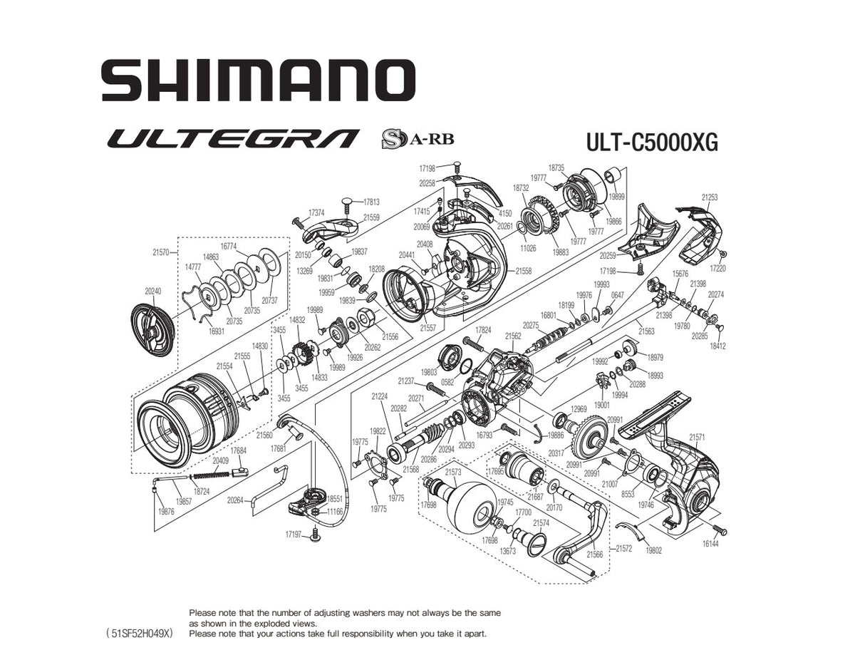 Shimano Ultegra FC Spinning Reel - ULTC5000XGFC