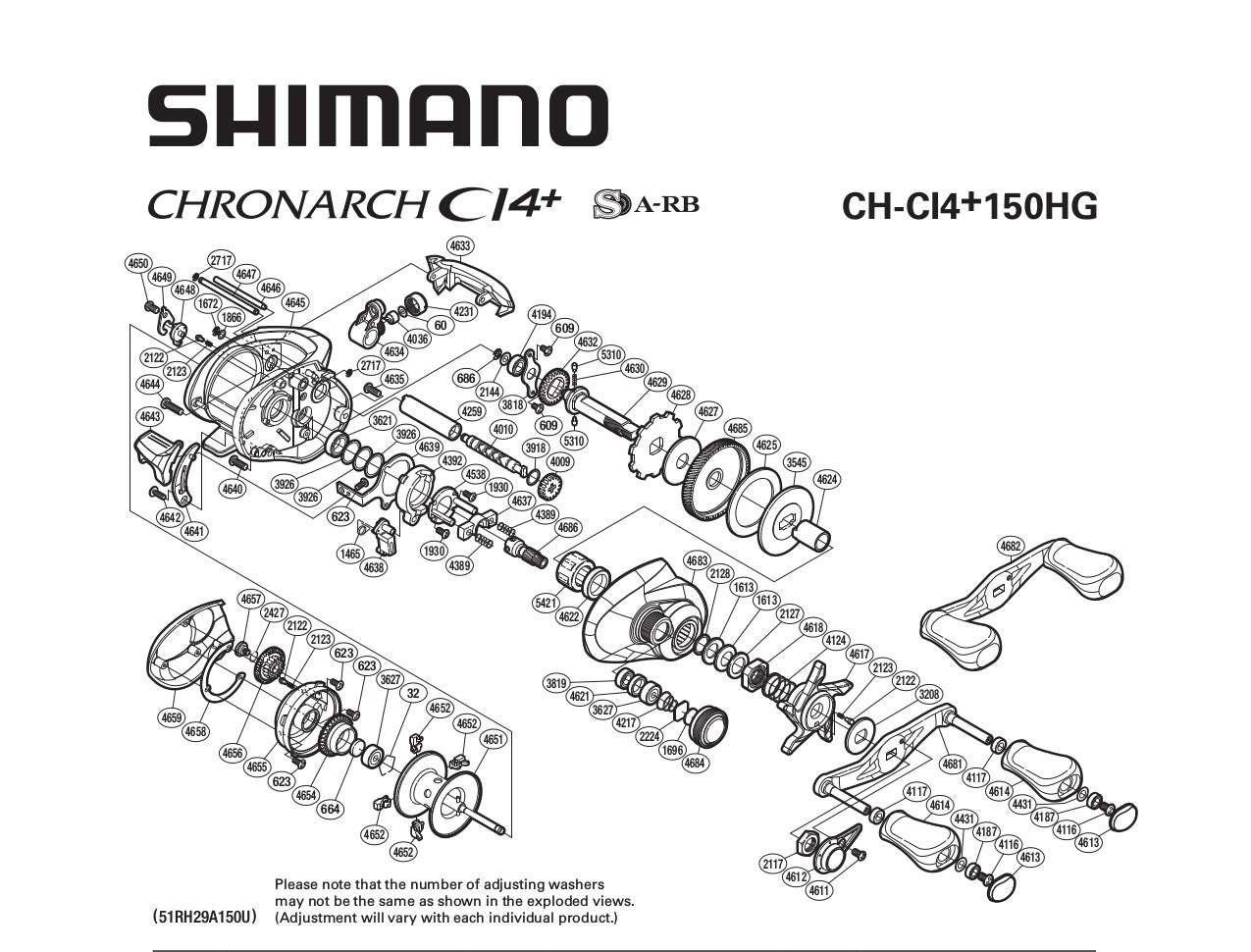 CHRONARCH CI4 150 HG – Page 2 – Shimano US Fish Shop