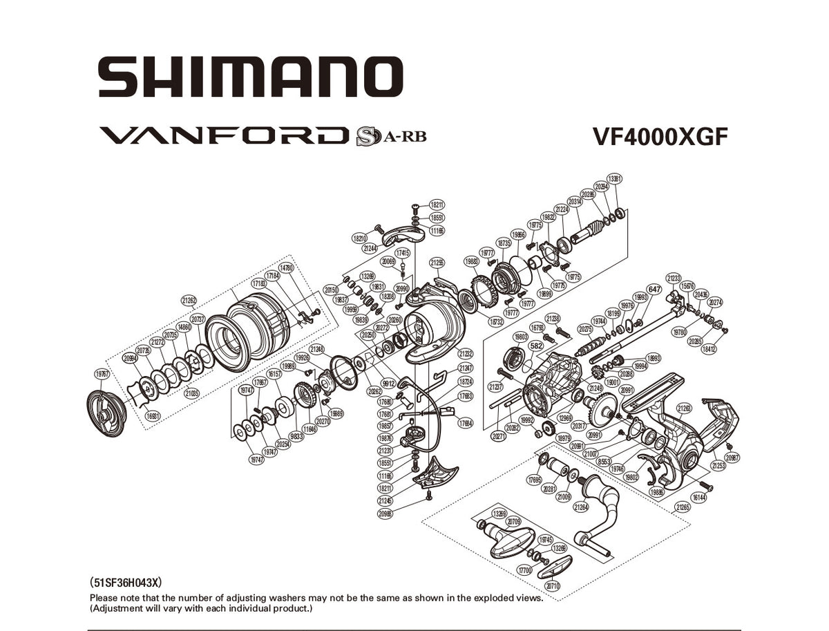 VANFORD 4000XG F – Page 2 – Shimano US Fish Shop