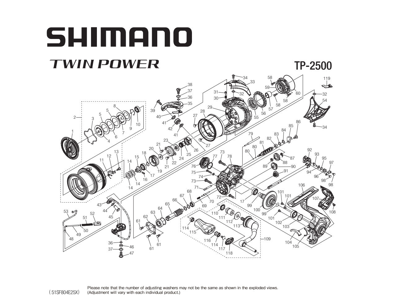 TWINPOWER 2500 FE – Shimano US Fish Shop