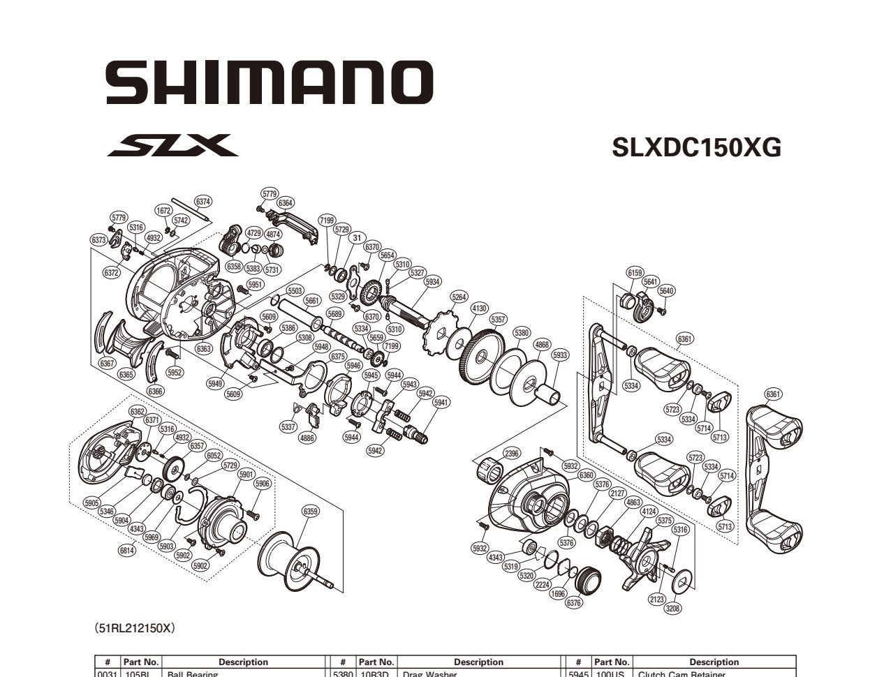 SLX DC 150XG – Page 2 – Shimano US Fish Shop