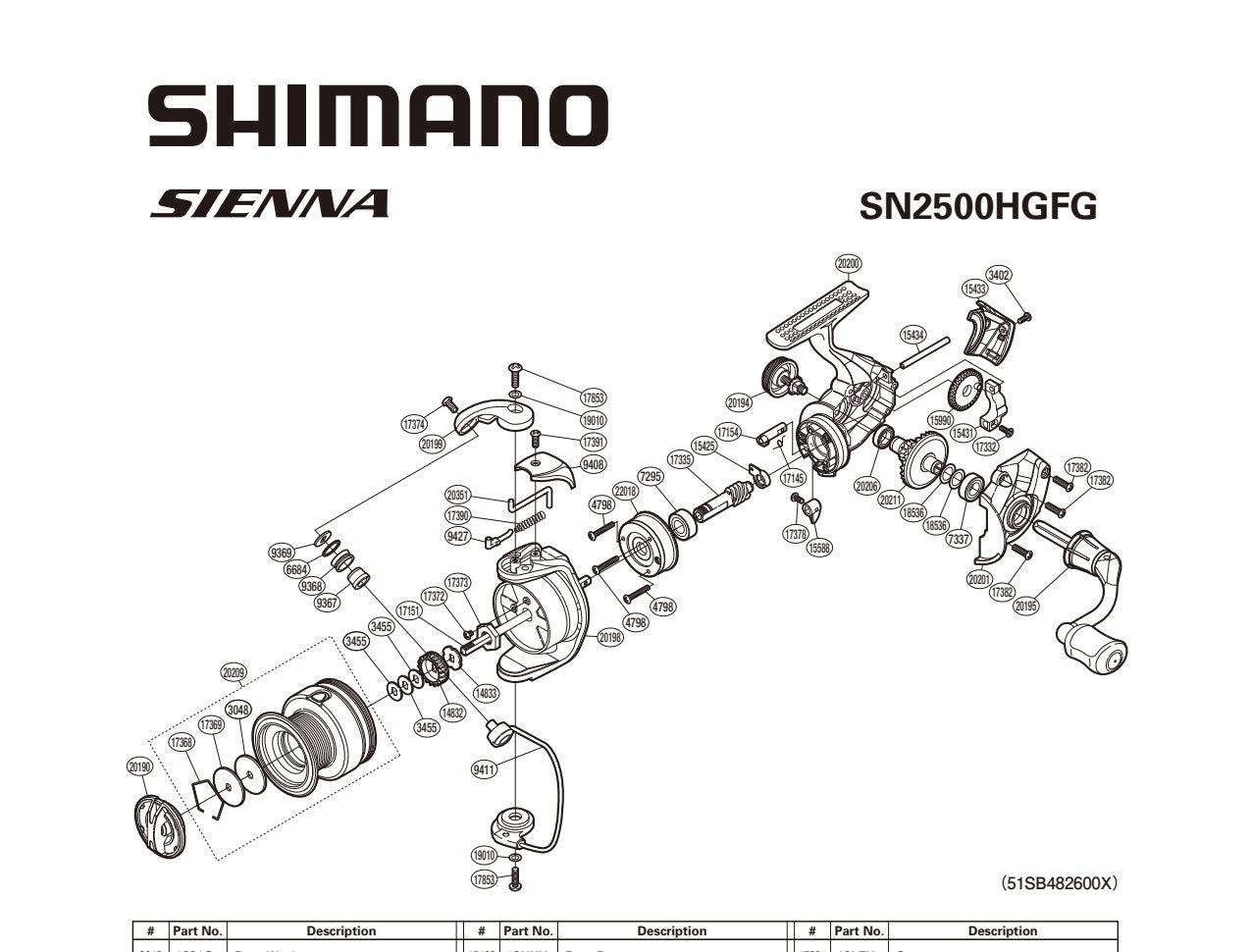 SIENNA 2500HG FG – Shimano US Fish Shop