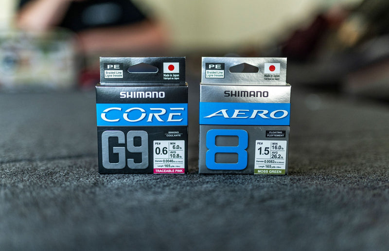 Shimano Introduces CORE G9 and AERO 8, Two New Premium Freshwater Braided Lines
