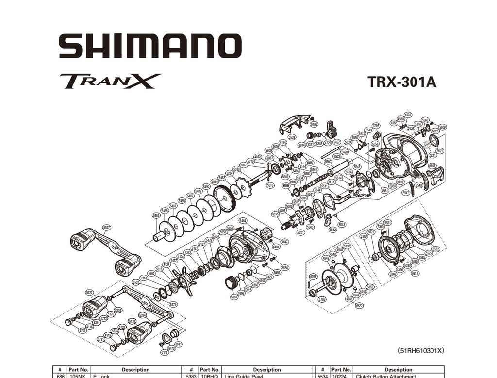 Shimano Tranx 301 | Reel