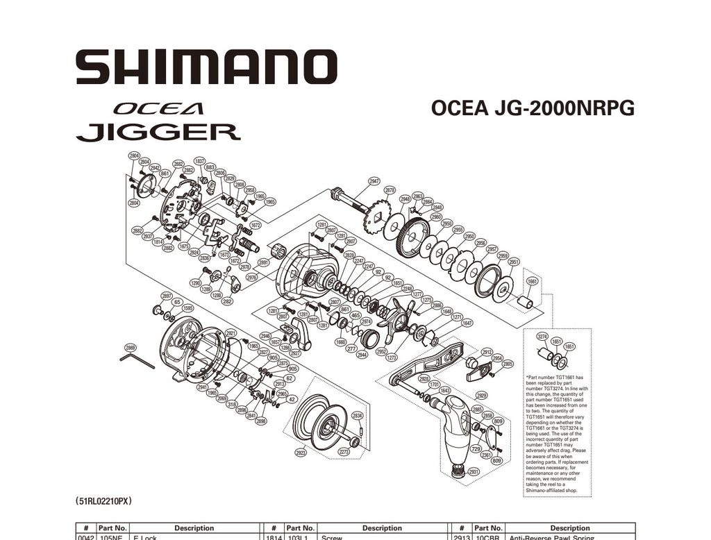 OCEA JIGGER 2000NRPG