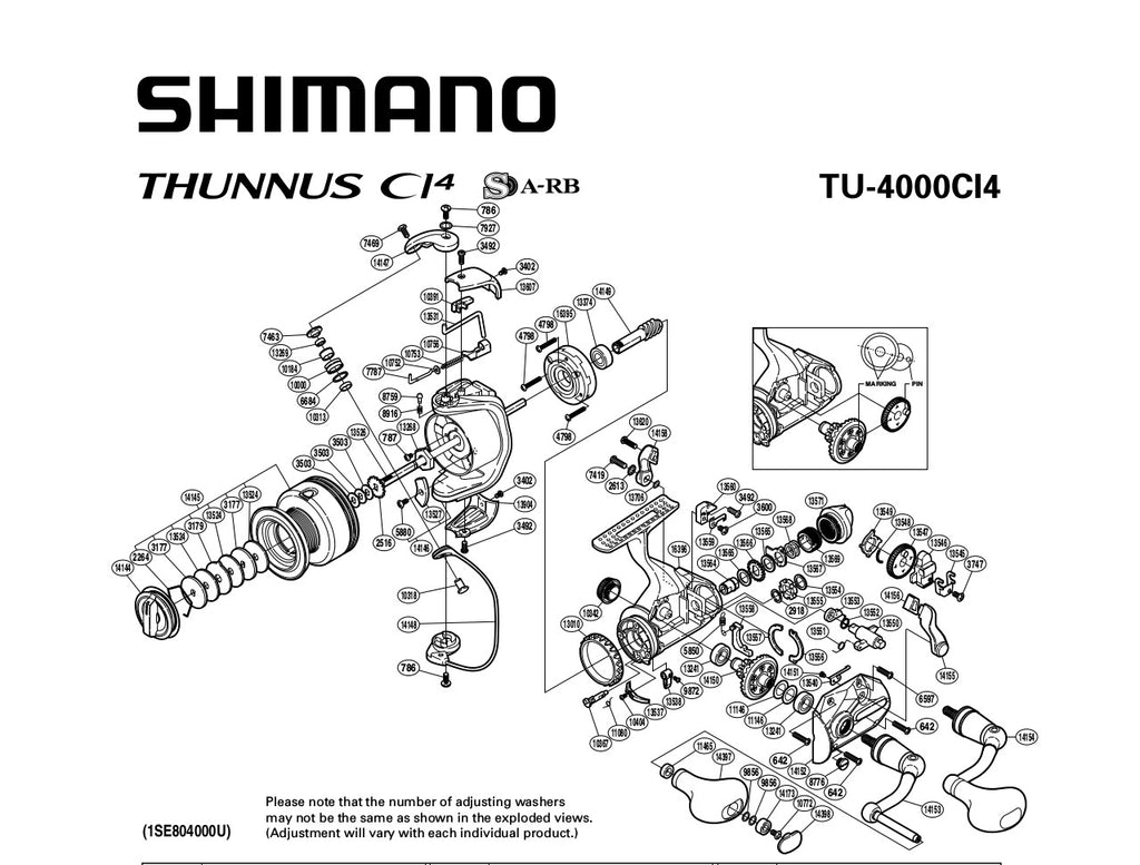 COMBO - Shimano Shadow X 702SP510 + Thunnus Ci4 4000