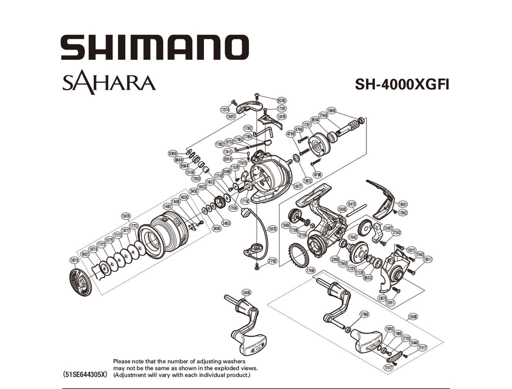 Shimano Reel Repair Parts (handle Stradic Ci4 1000 Fa) for sale