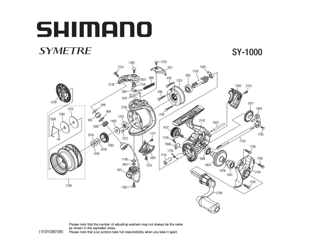 SYMETRE 1000 FM – Shimano US Fish Shop