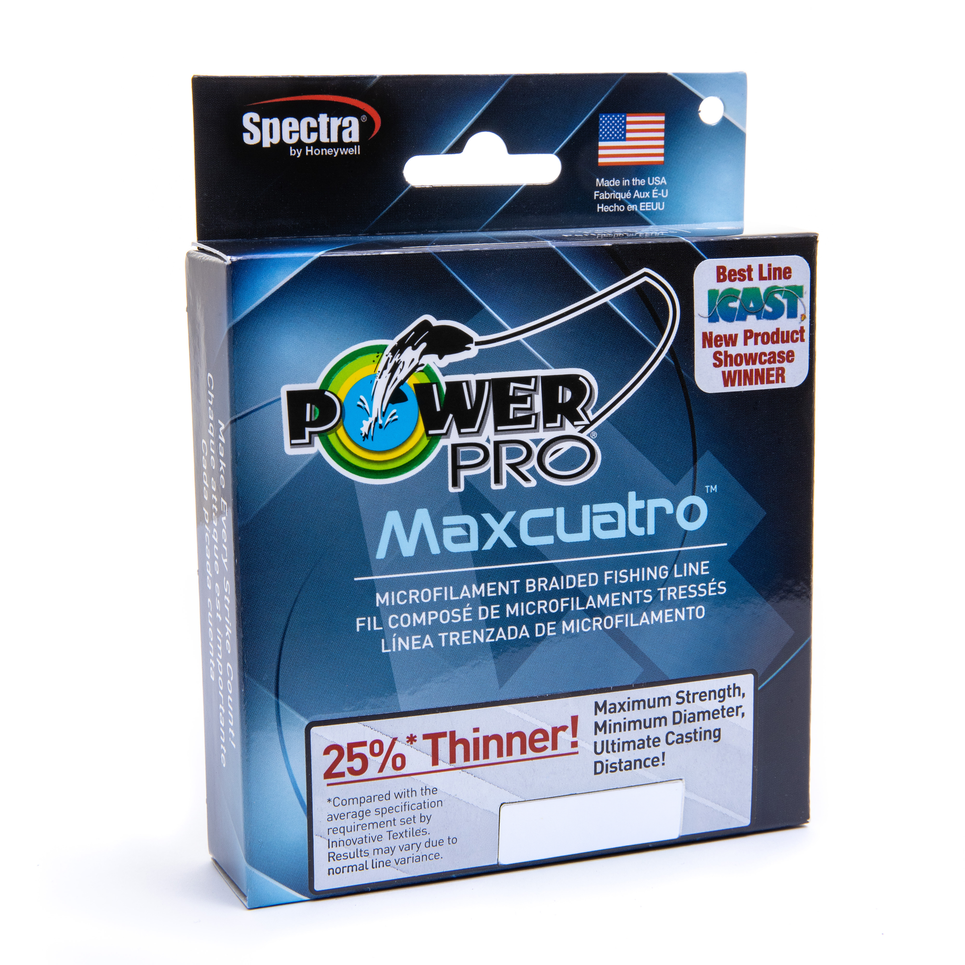 Power Pro Maxcuatro Braided Fishing Line 30lb 500yd Moss Green
