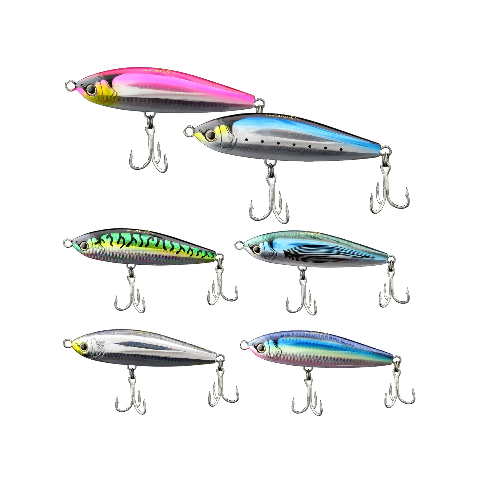 branded fishing lures Shimano HD-ORCA Lure 175mm Green Mackerel