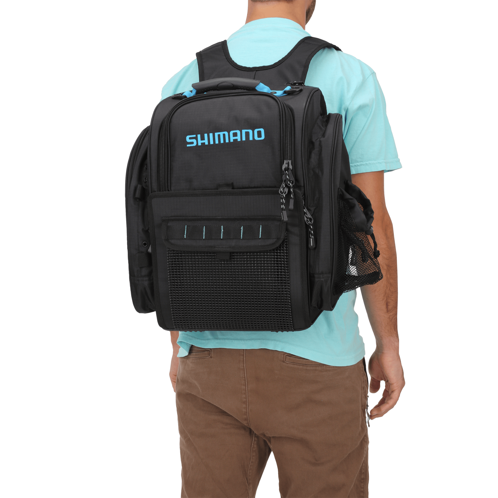 L.L.Bean（エルエルビーン）　トートバッグ　ネイビー SHIMANO◇リュック/ポリエステル/BLK/無地