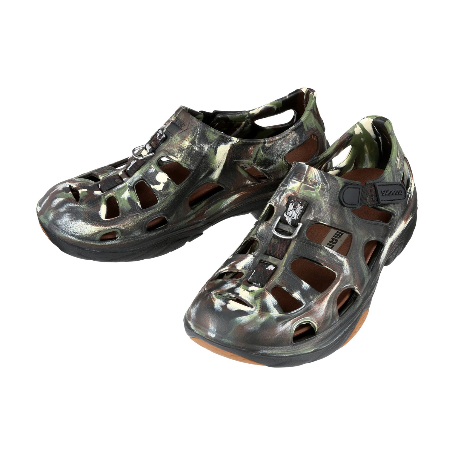 Shimano Evair Marine Fishing Shoes; Size 11; Khaki 