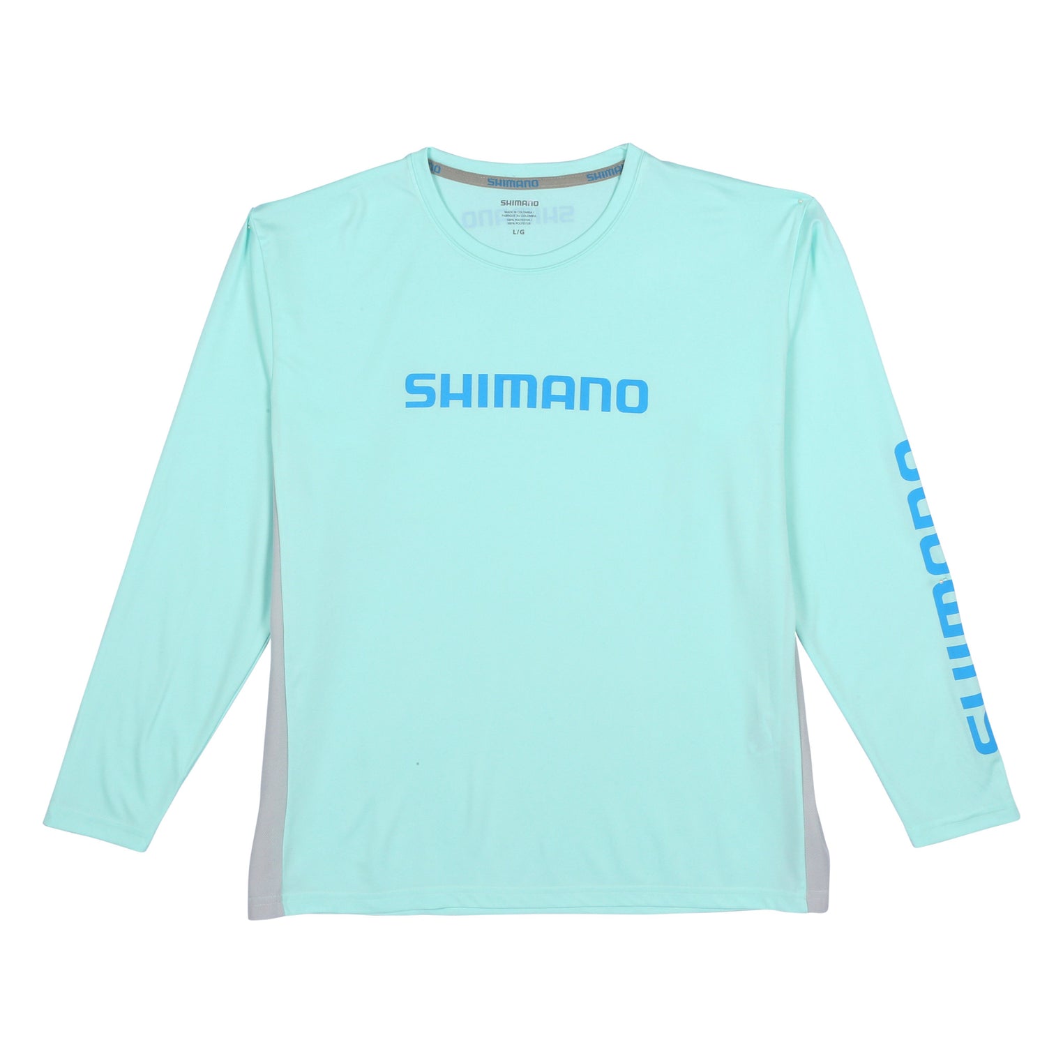 Very Soft Shirts 22 Shimano Pro Stretch Vented Seafoam Long Sleeve Fishing  Shirt for Reusable